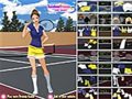 Tennis-Spieler Spiel