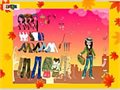 Herbst-Postkarte-Dress up Spiel