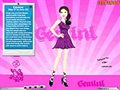 schwungvolle Gemini Mädchen Spiel