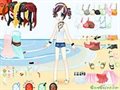 Strand Puppe dressup Spiel